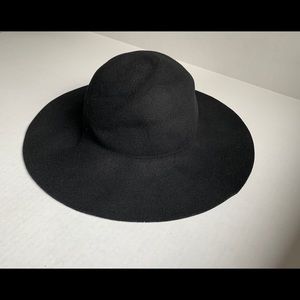 J Crew Black Floppy hat